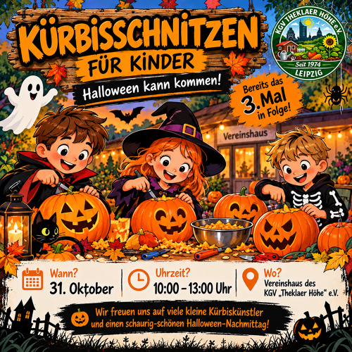 Kürbisschnitzen für Kinder – Halloween kann kommen!