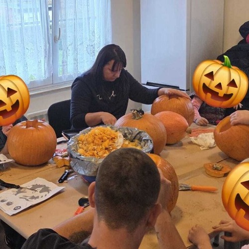 Das war unser Kinderkürbisschnitzen am 25. Oktober! 🎃✨
